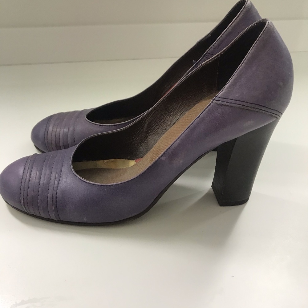 Miss Sixty Y2K Purple Block Heel pumps